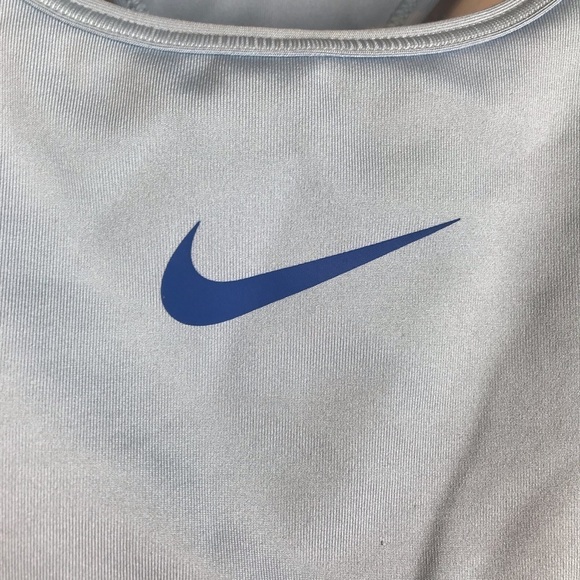 VTG Y2k Nike Sports Bra tank top Blue Size Xs Tp street wear grunge Barbiecore - Picture 3 of 5